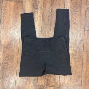 GAP Sculpt Ponte Leggings Womens XS Brown Side Zipper High Rise Stretch Pants